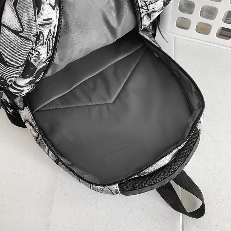 Backpack Women's Large Capacity Student Backpack Men's Bag Junior High School Student Schoolbag