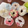 Sweety Lace Hair Rope Cute Polka Dot Graffiti Butterfly Bow Hair Rope Girls Daily Life Fashion Hair Accessories Elastic Band