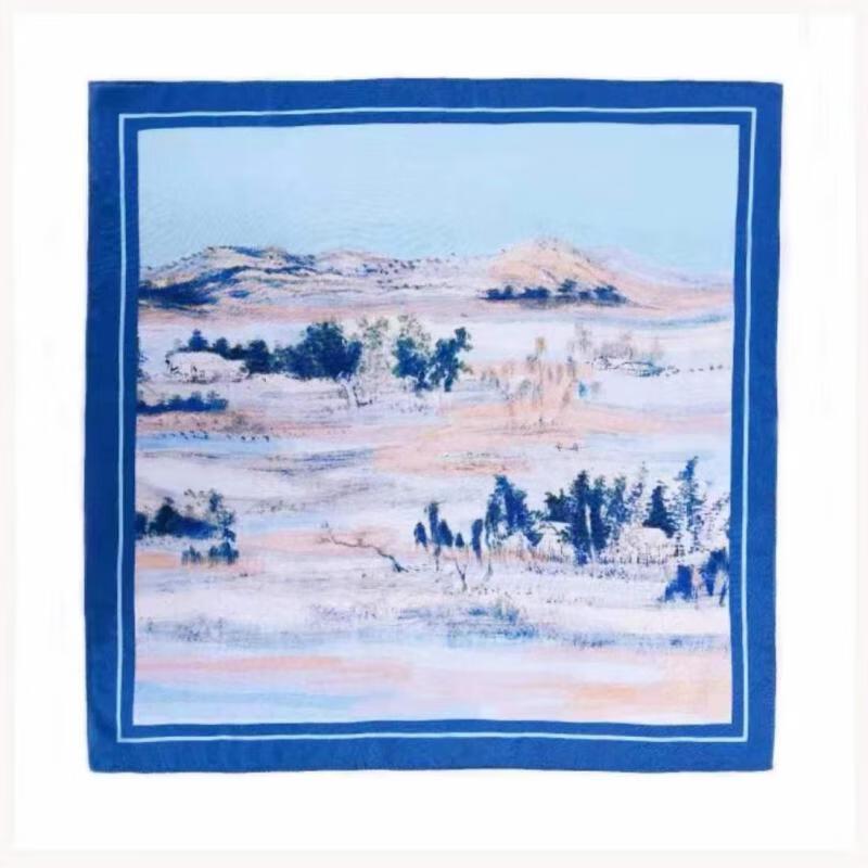 Canhua Niangniang 100% Mulberry Silk Scarf