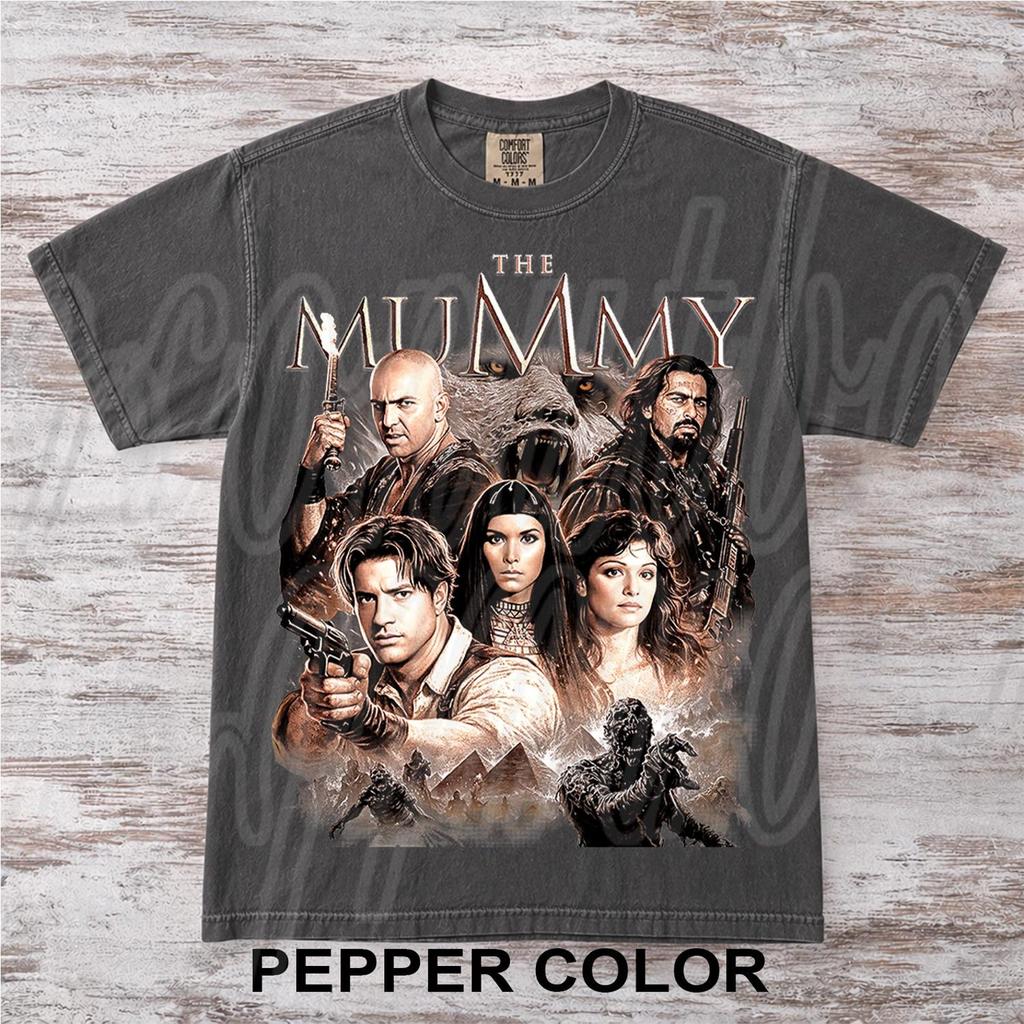 The Mummy 1999 Shirt, The Mummy Vintage Movie Shirt, Brendan Fraser Shirt, Rick O'Connell Evelyn Movie Shirt, Retro 90s Action Film Tee BK