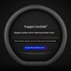 Wheel Cover Non-Slip Sweat-Absorbent Ultra-Thin Steering Wheel D-Type Handle Cover Breathable Four Seasons Universal Genuine Leather for Men and Women