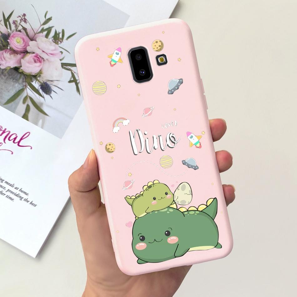 Чехол для Samsung Galaxy J6 Plus 2018 Samsung J6 (2018) J6+ J 6 J6Plus J610F J600G Милый Конфетный Цвет Мягкий Силиконовый Задний Чехол для Телефона