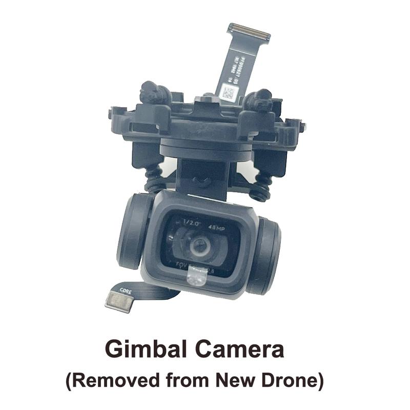 Gimbal Parts for DJI Mavic Air 2 Gimbal Camera Motor Side/Back Cover Cap Set Lens Glass Ring Signal Flexible Cable (Tested )