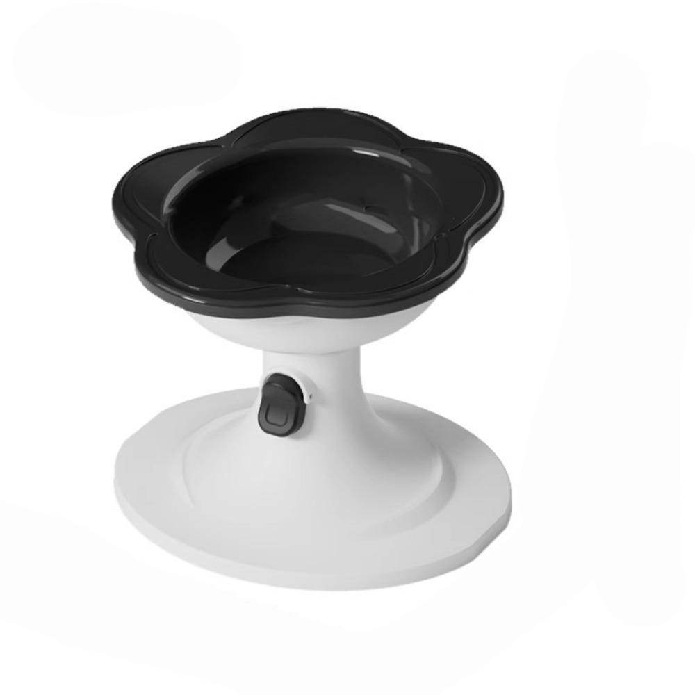 Керамическая миска для кошек большой вместимости Миски для собак в виде цветка Прочная миска на высокой ножке для питомцев Кормление питомца