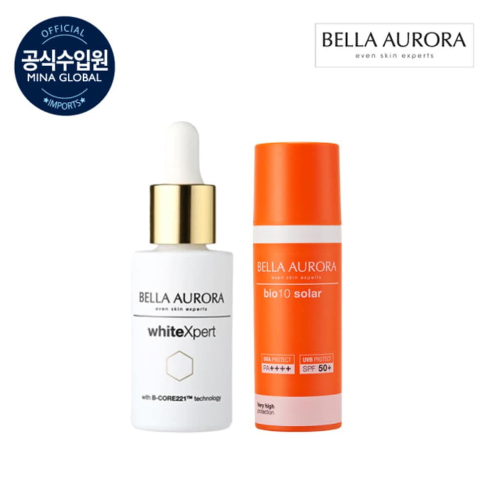 Bella Aurora Отбеливающая сыворотка (30мл) + Солнцезащитный крем Biotene (50мл)
