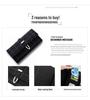 Light Luxury Frosted H-Buckle Long Women's Wallet with Drawstring Mobile Phone Bag