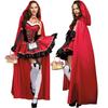 Little Red Riding Hood Costume Deluxe Embroidery Sexy Dress Fancy Dress Cosplay Halloween Hen Party Fancy Dress