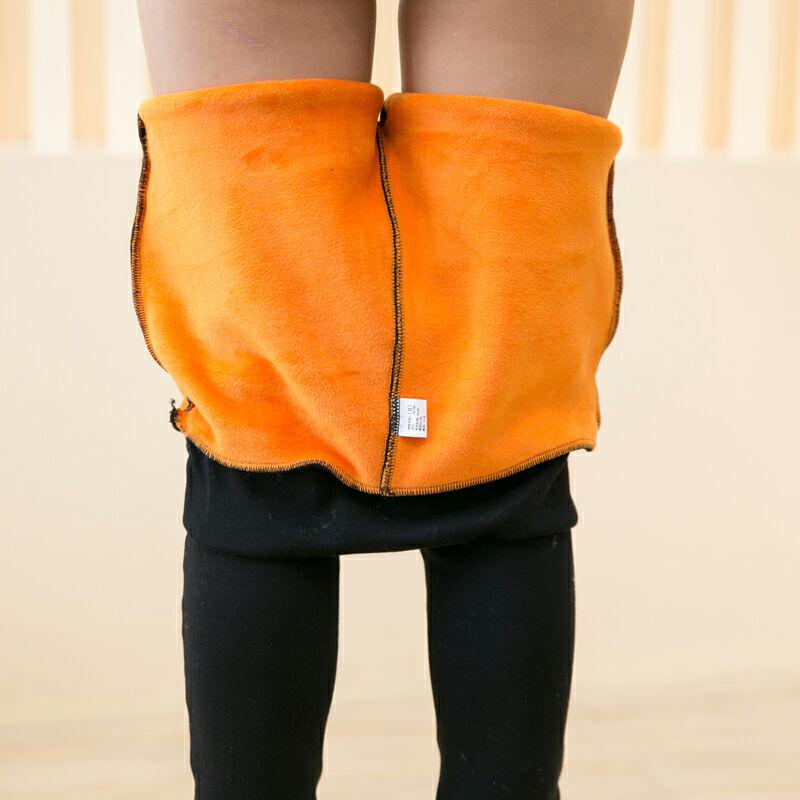 Female's Fashion Winter Thermal Leggings Plush Trousers Thickening Warm High Waist Long Pants