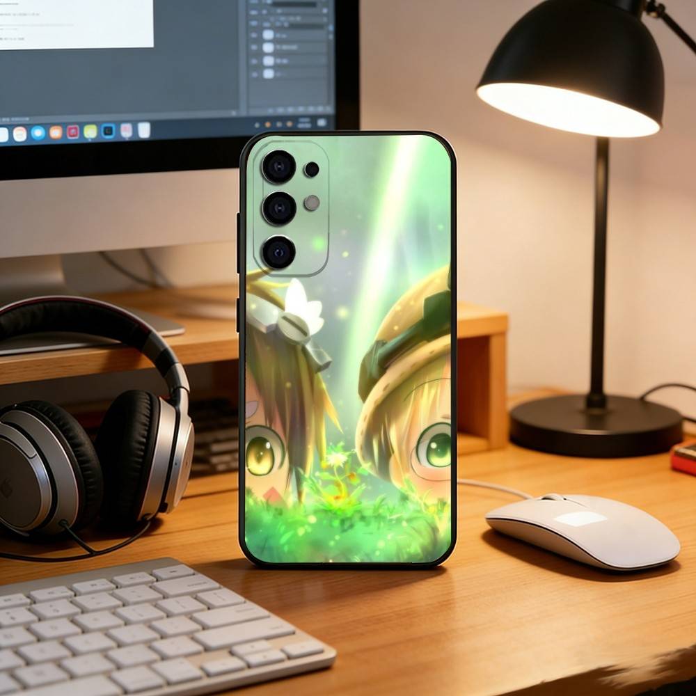 Чехол для телефона с аниме M-Made in Abyss, черный силиконовый, мягкий, для Samsung S25, S24, S21, S22, S23, S30, Ultra, S20, Plus, Fe, Lite