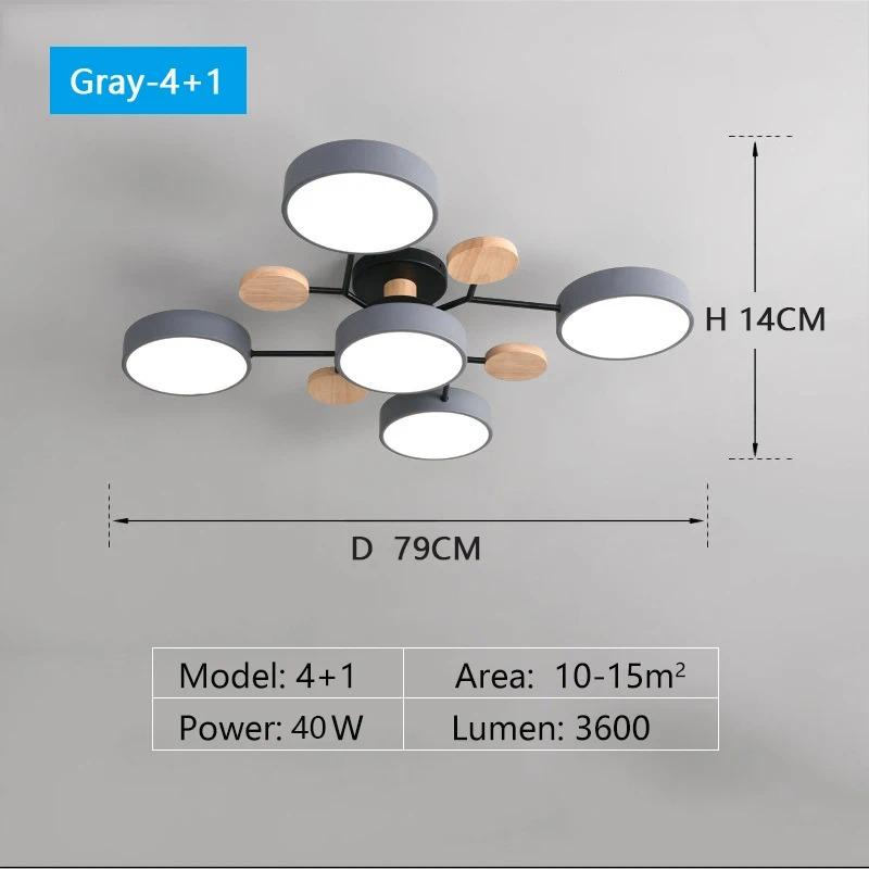 Modern Log Light Indoor Lighting Home Decorative Light LED Pendant Light Bedroom Ceiling Light Kitchen Ceiling Pendant Light