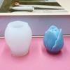 Силиконовая форма в форме тюльпана для ароматерапевтических свечей и DIY-поделок Розово-белый цветочный дизайн, Идеально подходит для изготовления свечей своими руками | Цветочная силиконовая форма