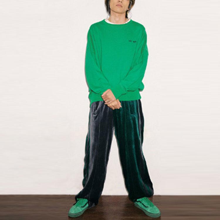 Vans Год Быка зодиакальная серия однотонный спортивный повседневный свитшот с круглым вырезом мужской свитшот зеленый VN0A5F5RZHF1