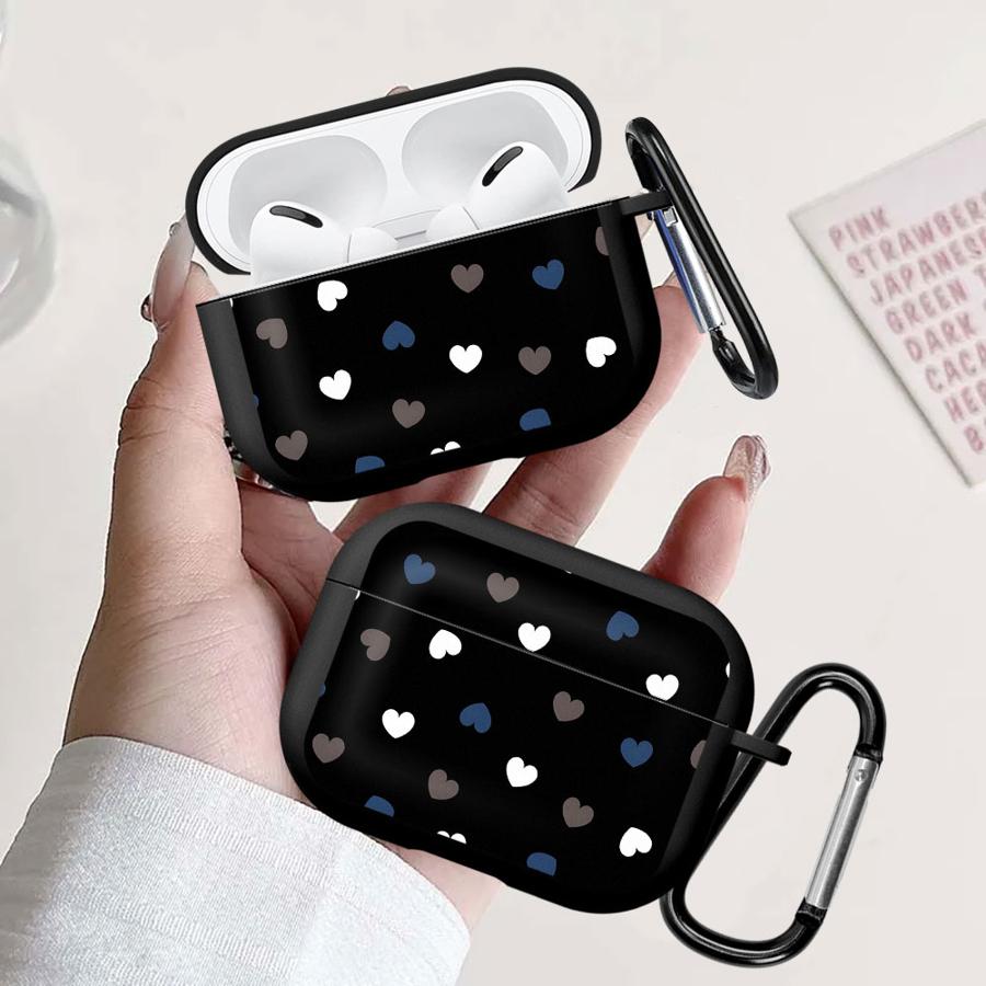 Коричневый Чехол в форме Сердца для Airpods Pro Pro3 2 4 1 Pro2 3 Чехлы для Наушников Чехол