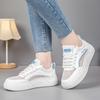 Trendy Thick Sole Small White Shoes for Women 2024 New Summer Mesh Breathable Versatile Sports and Leisure Board Shoes Sneakers