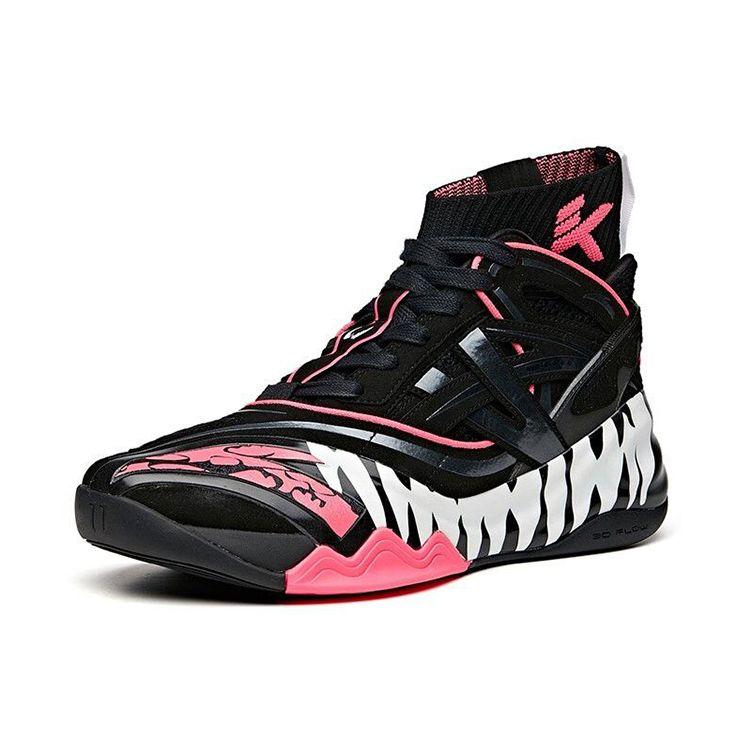 Anta Баскетбольные кроссовки Marvel X Destruction Venom KT6 Thompson Fabric Synthetic Leather Shock Absorbing Non-Slip Wear-Stick с высоким верхом 112041102-6