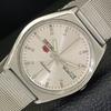 JAPAN 6309A VINTAGE SEIKO 5 AUTOMATIC MENS SILVER COLOR DIAL WATCH A701351-5 R206a-a701351