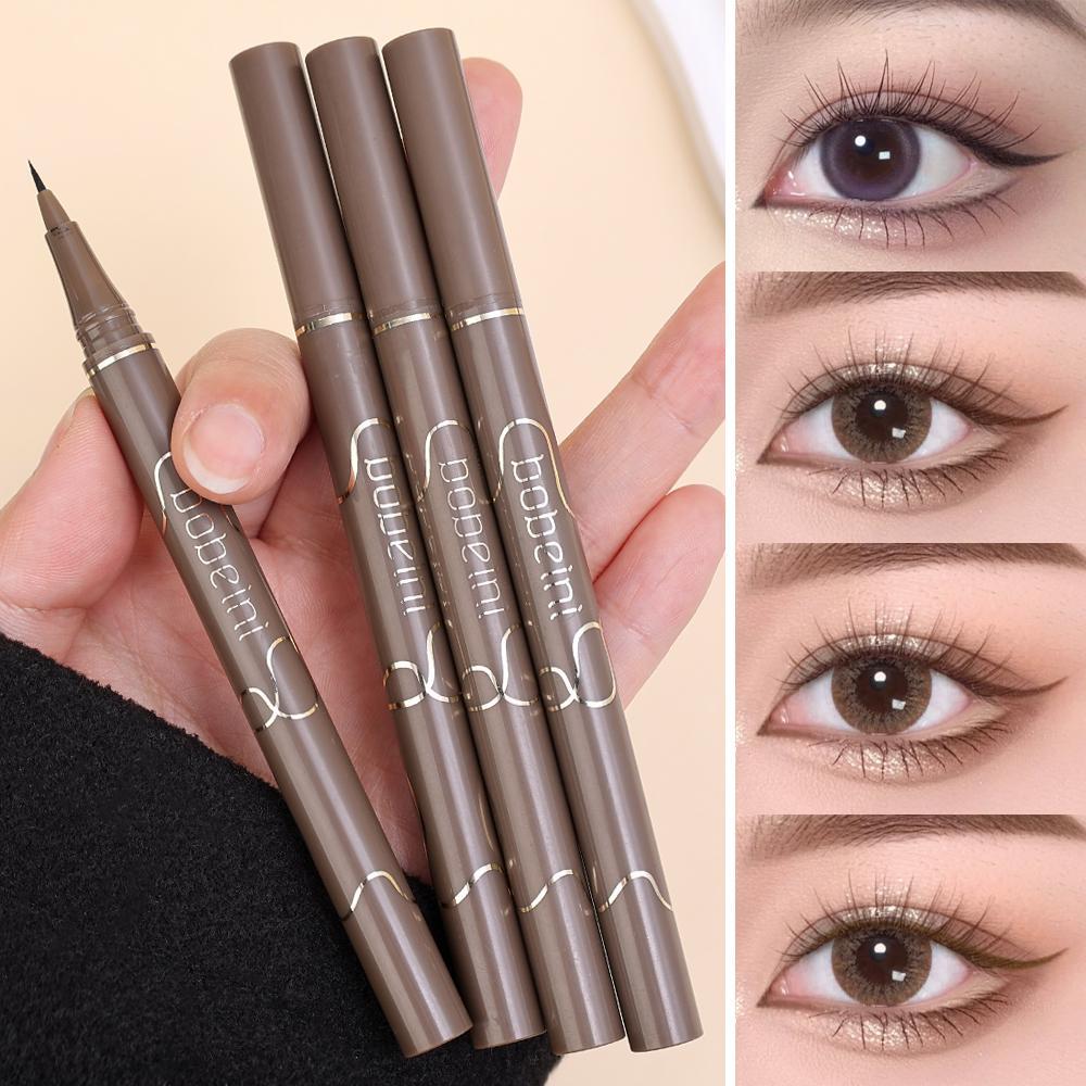 Smooth and Slim Sleeper Eyeliner Natural Three-dimensional Waterproof and Sweat Resistant Liquid Eyeliner Quick-dry Non-smudging Lasting Set Makeup