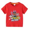 Paw Patrol Kids Clothing Tees Summer Printed Cartoon Fashion Short Sleeve Boys T-shirt Popular Design Children's Tshirt Crewneck