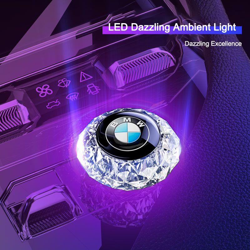 Car Mini USB LED Ambient Light Decorative Atmosphere Lamps Rhythm light For BMW M Performance E46 F10 E60 G30 F20 X5 Car Sticker ZaHG6