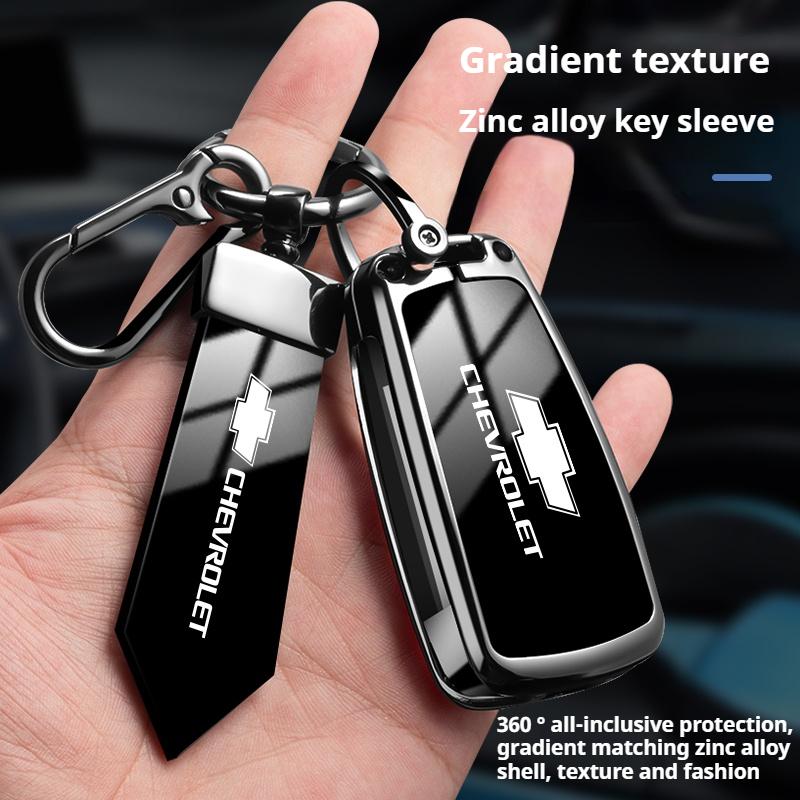BODCA1 Zinc Alloy Car Key Case Cover Fit For Chevrolet Trailblazer Blazer Chevy Malibu Camaro Cruze Traverse Sonic Volt Car Accessories