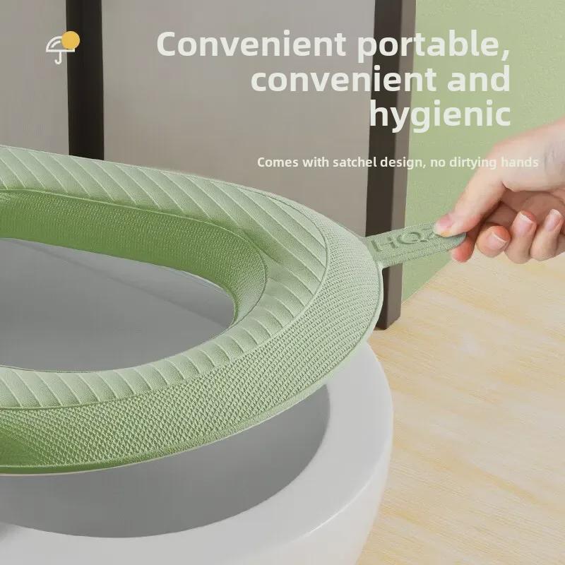 Универсальная водонепроницаемая моющаяся подушка для сиденья унитаза - пенопластовое кольцо для всех сезонов