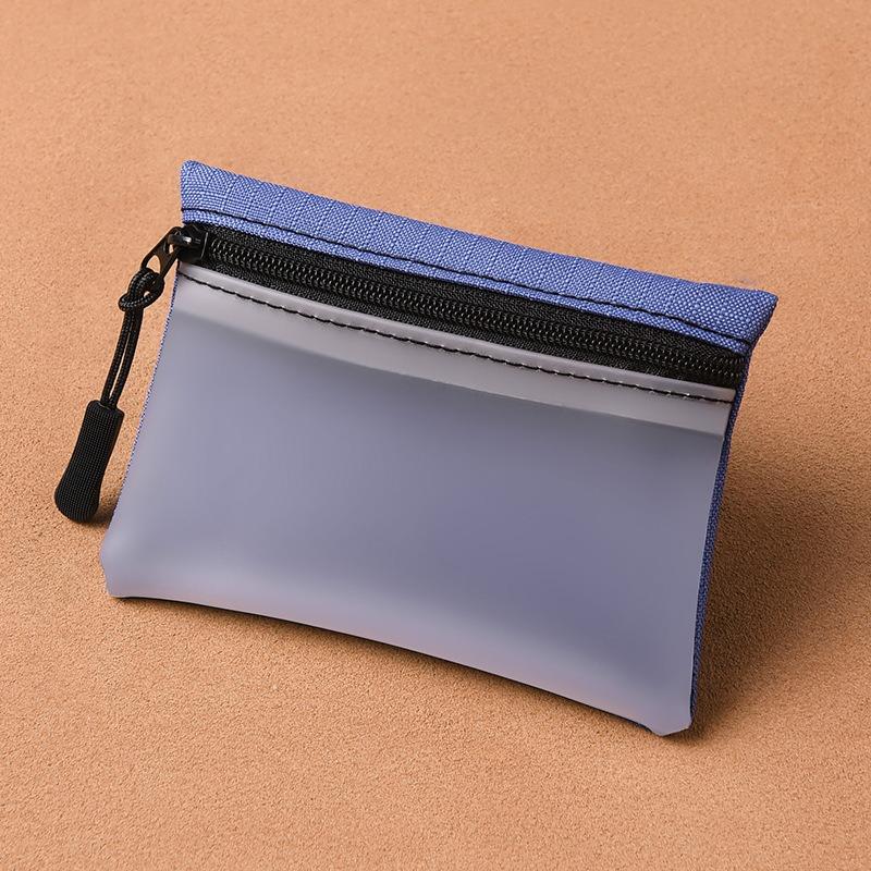 Мини-мешочек для мелочи, простой и портативный, высококачественный тканевый органайзер, на молнии, маленький кошелек, отделение для карт, детский кошелек для монет для студентов.