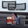 Car Organizer Storage Bag M LOGO Auto Paste Net Pocket Phone Holder Car Styling For BMW X6 X1 X2 X3 X4 X5 X7 E46 E39 E90 E36 E60 E34 E30 F30 E71 F10
