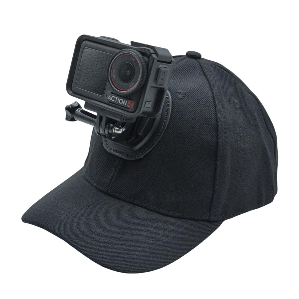 Солнцезащитная кепка для Gopro Hero 13 12 11 10 9 8 7 Insta360 X5 X4 X3 X2 Аксессуары для камер Eken DJI OSMO Action 5 4 Pro, черная