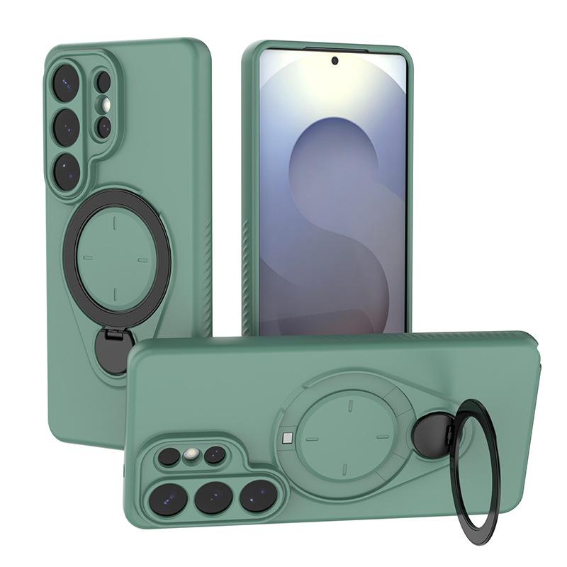For Samsung Galaxy S26 Plus Magnetic Phone Case,Soft TPU Kickstand MagSafe Phone Cover for Samsung Galaxy S26 Plus