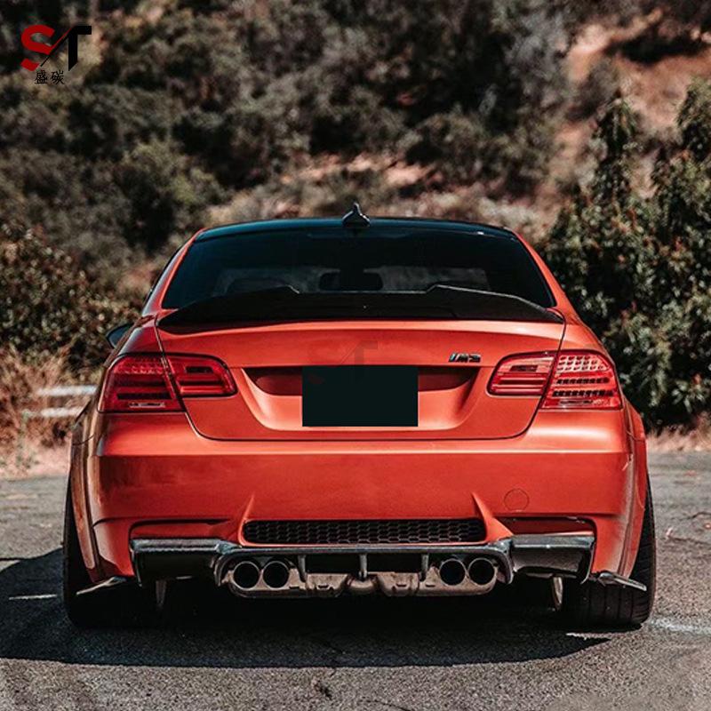 Задний диффузор V-Style из углеродного волокна, комплект обвеса для BMW 3 серии E92 E93