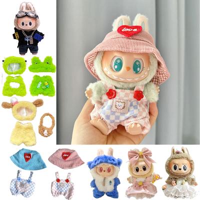 Для Labubu V1 V2 Idol 17 см Милая Одежда для Куклы Модный Свитер Наряд Аксессуары Вечеринка Свитер Одежда Милое Украшение Подарки