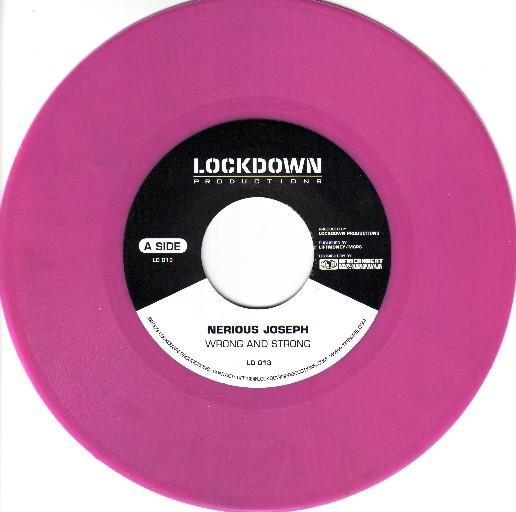 7-дюймовая пластинка NERIOUS JOSEPH Wrong And Strong LD013 Lockdown Produc 2009 UK Reggae Ska Dub Б/у