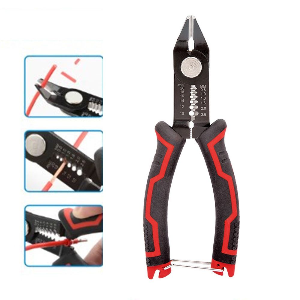 Fast Cutting Wire Stripper Pliers Clamping Cable Wire Crimping Electrician Repair Tools
