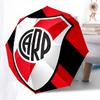 River Plate, Badge Automatic Opening and Closing, 8 rib Structure Portable Umbrella, Suitable for Men and Women in All Seasons  Perfect Gift