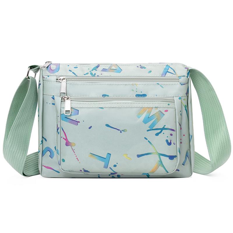 Модная женская сумка-мессенджер с несколькими карманами, высококачественная прочная тканевая сумка, женская легкая нейлоновая сумка через плечо для женщин