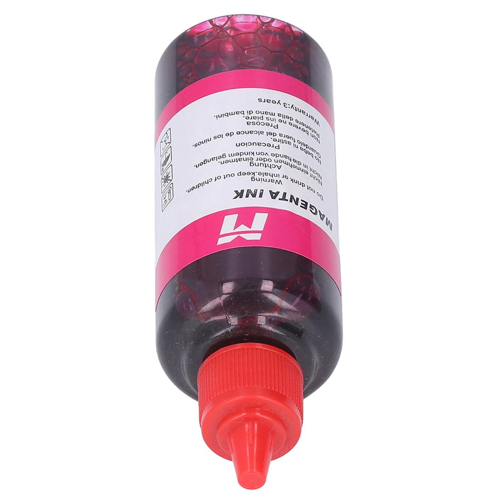 100ML Capacity Printing Ink Bottled High Purity Refill Ink Replacement for HP Printer Magenta