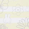 Наволочка Nishikawa Miffy Fits с внутренней подушкой PJ04140034, 63x43 см, Стирка, Двусторонняя, Чехол, DB4601, В полоску, Цветочный, Желтый,