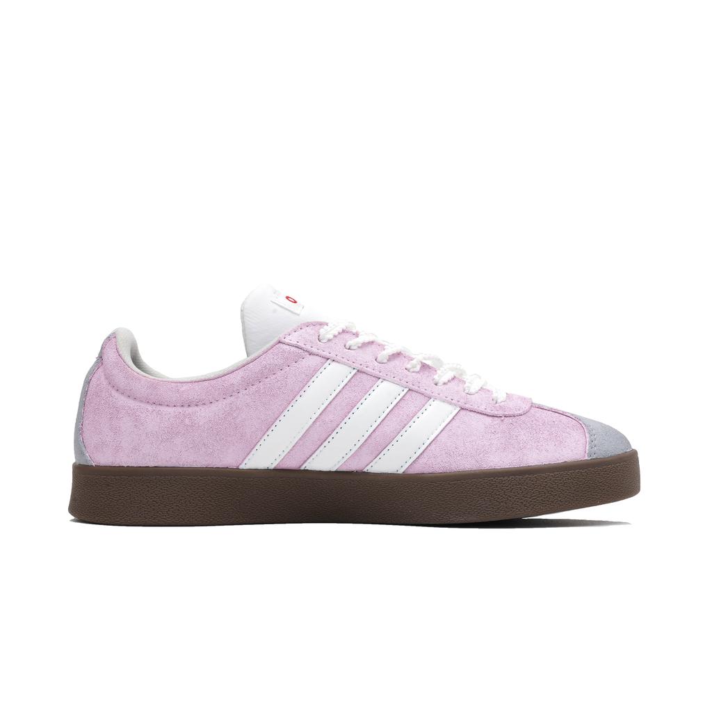 adidas VL COURT 2.0 Лайфстайл Сладкий Мяу Шаги Устойчивые к истиранию Низкие Скейтбордические кроссовки Унисекс Розовые HQ1802(Команда1166-)