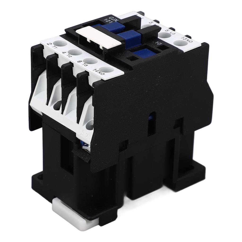 Контактор переменного тока 220 В 3P 1NO 12A рейка серебряный контакт низковольтный контроллер двигателя