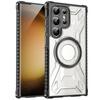 Роскошный противоударный бронированный гибридный чехол Macsafe Magnetic для Samsung Galaxy S24 Ultra S23 Plus S21 S20 Fe Magsafe Military Cover