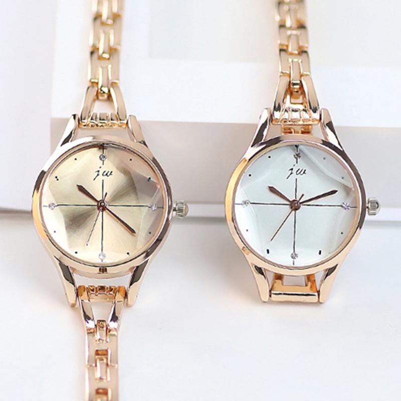 Роскошные часы-браслет для женщин Элегантные женские наручные часы из розового золота со стразами Простые модные женские кварцевые часы relogio feminino
