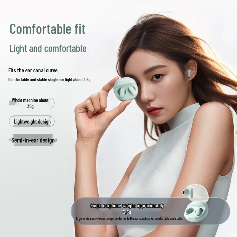 WOPOW TWS21 Half-In-Ear True Wireless Bluetooth Earbuds