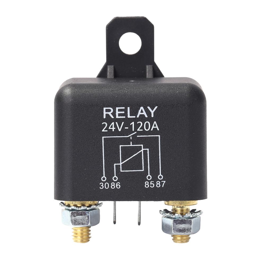 24V 100A/120A/200A Heavy Current Start Relay Continuous Type Automotive Modular Relay Car Truck Motor Relay 4 Pin Car Relay
