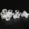New 100 Pcs Ink Caps Plastic Cups Tattoo Supplies