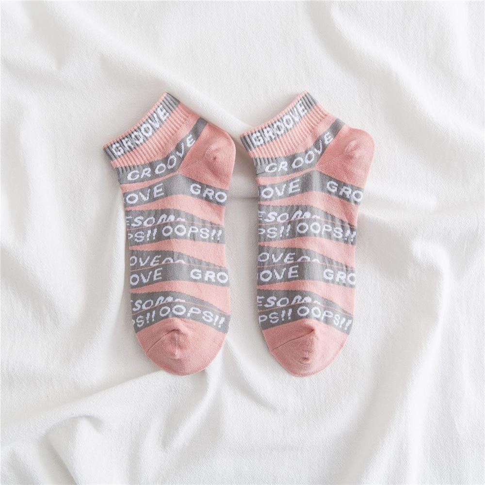 1 пара шикарных женских летних красных носков с надписью «Love Heart» и забавными надписями, хипстерские спортивные короткие носки до щиколотки, в стиле преппи, студенческая мода