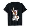 Papillon Dog with Unicorn Hat T-Shirt