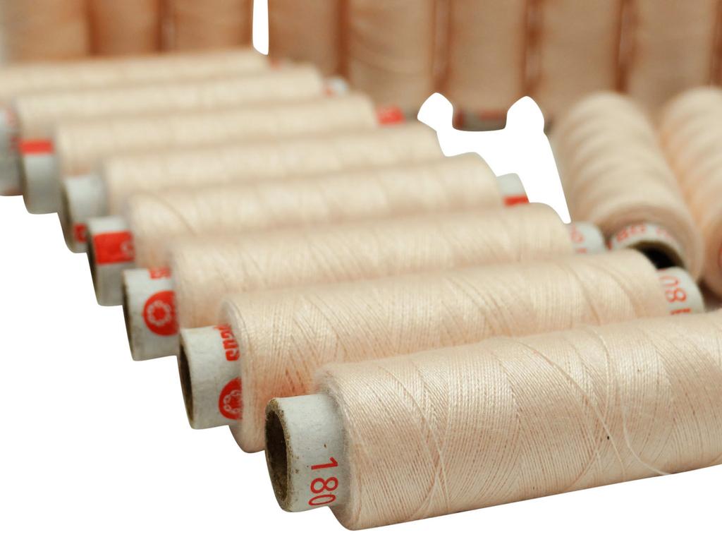 Новая оптовая продажа катушек полиэфирной нити 20 шт. ручная машина оранжевого шитья