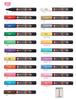 Mitsubishi Pencil Uni Posca Marker Extra Fine 21 Pen Stand Included Water-based PC-1M-21C, Colors,