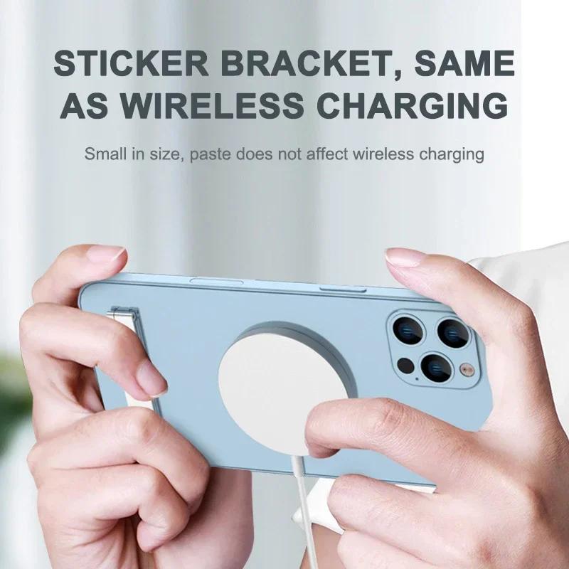 Ультратонкий мини-держатель для телефона, настольная подставка, вращающаяся, складная, невидимая, из алюминиевого сплава, портативная подставка-кронштейн для iPhone 14