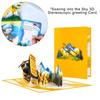 3D pop-up самолет, открытка с днем рождения, на День отца, для мужчин, для мужа, папы, сына, дедушки, с конвертом